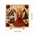 thumbnail image 3 of Clearance! DIY Christmas Pearl Diamond Painting Art Kit with Frame, Christmas Pearl Beads Art Craft for DIY Lover Beginner for Home Wall Decor.#A, 3 of 4