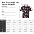 thumbnail image 6 of Lsque Surfing Santa pattern Hawaiian Shirt for Men, Unisex Summer Beach Casual Short Sleeve Button Down Shirts-XX-Large, 6 of 9
