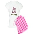 thumbnail image 1 of CafePress - 50 Is Five Perfect TENS Pajamas - Women's Light Pajamas, 1 of 1