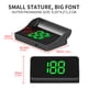 thumbnail image 3 of Velocímetro Gps Digital Para Coche Coche Digital GPS Speedo Pantalla LED Smart Head Up Display Fuente grande (Verde MPH), 3 of 9