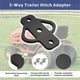 thumbnail image 4 of 3-Way Trailer Hitch Adapter Receiver Hitch for Lawn Mower Three Way ATV Hitch Attachments for Golf C, 4 of 5