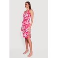 thumbnail image 2 of Women's Floral Side Slit Halter Midi Dress, 2 of 3