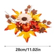 thumbnail image 3 of Fllostpr 2 PC Fall Artificial Sunflower Flowers Maple Leaf,Fake Plants for Indoor Decoration, Home Dining Surface and Restaurant Display Decor, 11 in, 3 of 6