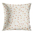 thumbnail image 1 of EREHome Taie d'Oreiller Orange Structure de Cellule Abstraite Cool 20x20 Pouces, 1 of 1