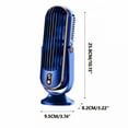 thumbnail image 3 of HIBIBUD 2026 New Usb Desk Fan Small Quiet - 3 Speeds Mini Personal Portable Fan 90° Rotation Adjustable, 5 Inch Office Table Cooling Gadgets on Desktop, 3 of 3