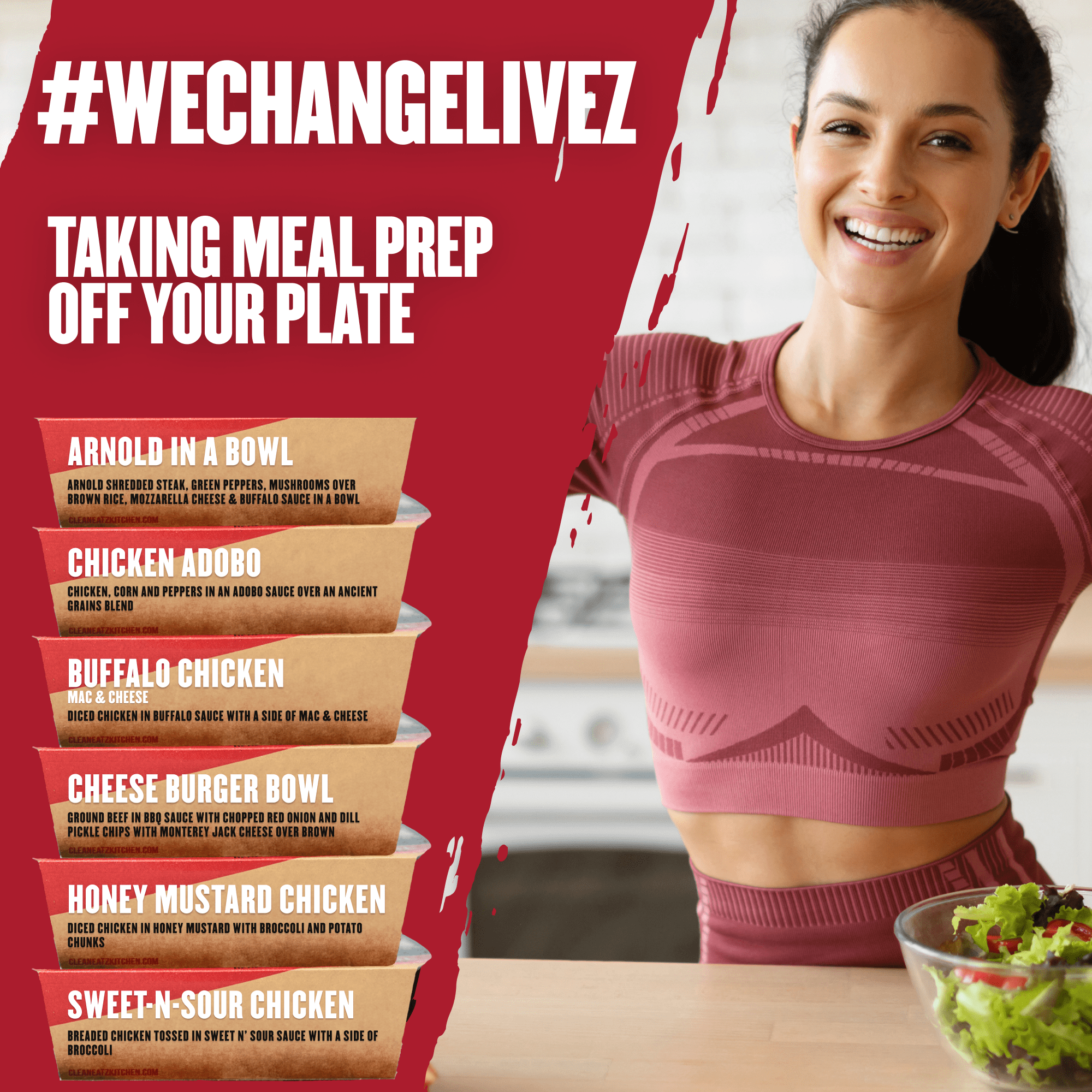 Clean Eatz Hall of Fame Meal Plan - 6 Frozen, Healthy Meals Delivered
