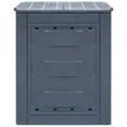 thumbnail image 2 of vidaXL Garden Composter Gray 23.6"x23.6"x28.7" 68.7 gal, 2 of 8