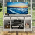 thumbnail image 5 of Timechee 104.3"x82.3" Complete Entertainment Wall Unit White TV Stand Display White - TV Stand Only, 5 of 5
