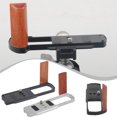 thumbnail image 2 of For LUMIX S9 Camera Wooden Handgrip L Bracket Quick Release Plate., 2 of 7