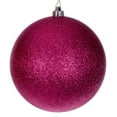 thumbnail image 4 of Vickerman 8" Hot Pink 4-Finish Ball Ornament, 4 per bag., 4 of 7