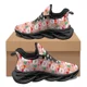 thumbnail image 1 of Zapatillas clásicas con estampado navideño para hombre, zapatos planos con cordones, informales, con plataforma, resistentes al desgaste,, 1 of 6