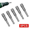thumbnail image 4 of 5X  Screwdriver Bit, 8 mm Magnetic Tech Screw Driver Tek Bit Drill Nut Setter Roofing Cladding, 4 of 10
