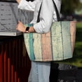thumbnail image 7 of Pofeuu Hardwood Print Beach Bag,Waterproof Sandproof Beach Tote Bag, Large Capacity Foldable Beach Bags for Women, 7 of 7