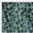thumbnail image 4 of Soimoi Polyester Fleece Blue Fabric By the Yard - 56 Inch Wide - Leaves Print Fabric - Nature - Inspired Elegance for Apparel and Decor Printed Fabric, 4 of 6