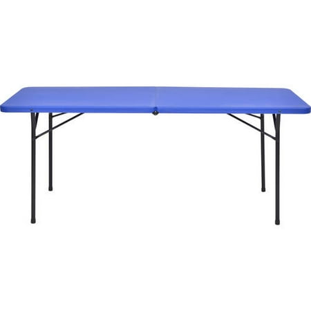 Mainstays 6' Fold-In-Half Tailgate Table, Multiple Colors - Walmart.com