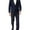 Navy - Peak Lapel, variant on Giorgio Fiorelli Men’s G47815/17 One Button Modern Fit Two-Piece Shawl Collar Tuxedo Suit Set - Blue - 38S