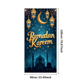 thumbnail image 3 of Ramadan Kareem Lanterns Stars Crescent Moon Theme Backdrop Banner for Ramadan Decorations Party Supplies Islamic Festival Celebration Photo Booth, 3 of 7