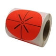 thumbnail image 1 of Dalazy Self Adhesive Targets Stickers Practice Paper Stickers Outdoor Red 3 inch, 1 of 1