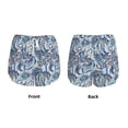 thumbnail image 3 of Balery Paisley Floral Branches Pantalones cortos deportivos para mujer con forro y dos bolsillos, elásticos, para entrenamiento, gimnasio, yoga-Large, 3 of 7