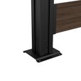 thumbnail image 6 of VEIKOUS 60"H x 40"W Freestanding Privacy Screen, Fence Divider for Garden, Pool, AC W/Metal Stakes, 4-Sided Posts, Brown, 6 of 20