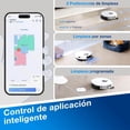 thumbnail image 4 of ECOVACS DEEBOT N20, Robot aspiradora de succión Potente 8000 Pa, batería de 300 min, evitación Inteligente obstáculos, tecnología antienredos, alfombras y pelos de Mascotas, WiFi-Alexa-App, 4 of 5