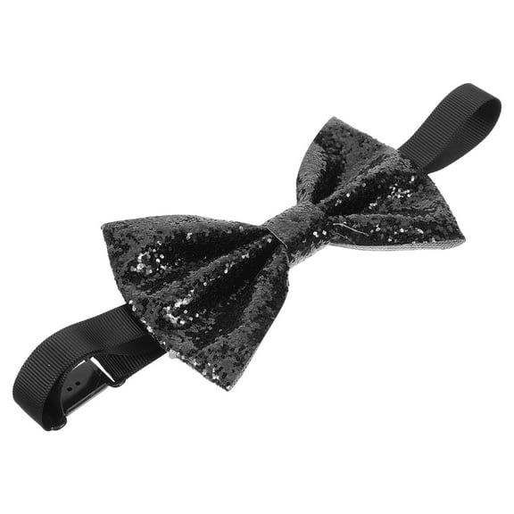 WRITWAA Classic Black Bow Tie for Men Adjustable Fabric Necktie Suitable for Formal and Daily Use