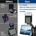 thumbnail image 3 of Phone & Tablet Holder Compatible with Concept 2 Rowing Machine & Skierg with PM5 Monitor, Phone & Tablet Mount, Rower Accessories, 2-in-1 Tablet Stand for, 3 of 6
