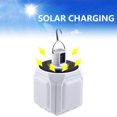 thumbnail image 4 of Portable LED Camping Lantern USB Solar Camping Light,Portable Folding Hanging Tent Lamp,Rechargeable Outdoor Emergency Light,IPX65 Waterproof 3 Modes Holiday Gifts, 4 of 8
