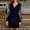 X-311Navy, variant on YMNXA Women's Dress Long Sleeve V Neck Mesh Sequins Retro Style Elegant Comfortable Dresses For Casual Daily Wear And Party Black L