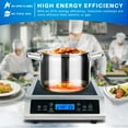 thumbnail image 6 of Duxtop Professional Portable Induction Cooktop, Commercial Range Countertop Burner, 1800 Watts Induction Burner with Sensor Touch and LCD Screen, P961LS, 6 of 7