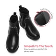 thumbnail image 2 of DREAM PAIRS Girls Boots Low Heel Side Zipper Ankle Booties Little Kid/Big Kid, 2 of 6