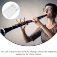 thumbnail image 2 of 6 Pieces Clarinet Reeds Resin Replacement for Clarinet Musical Instrument Accessories Suitable for Beginners and Professional Players, 2 of 6
