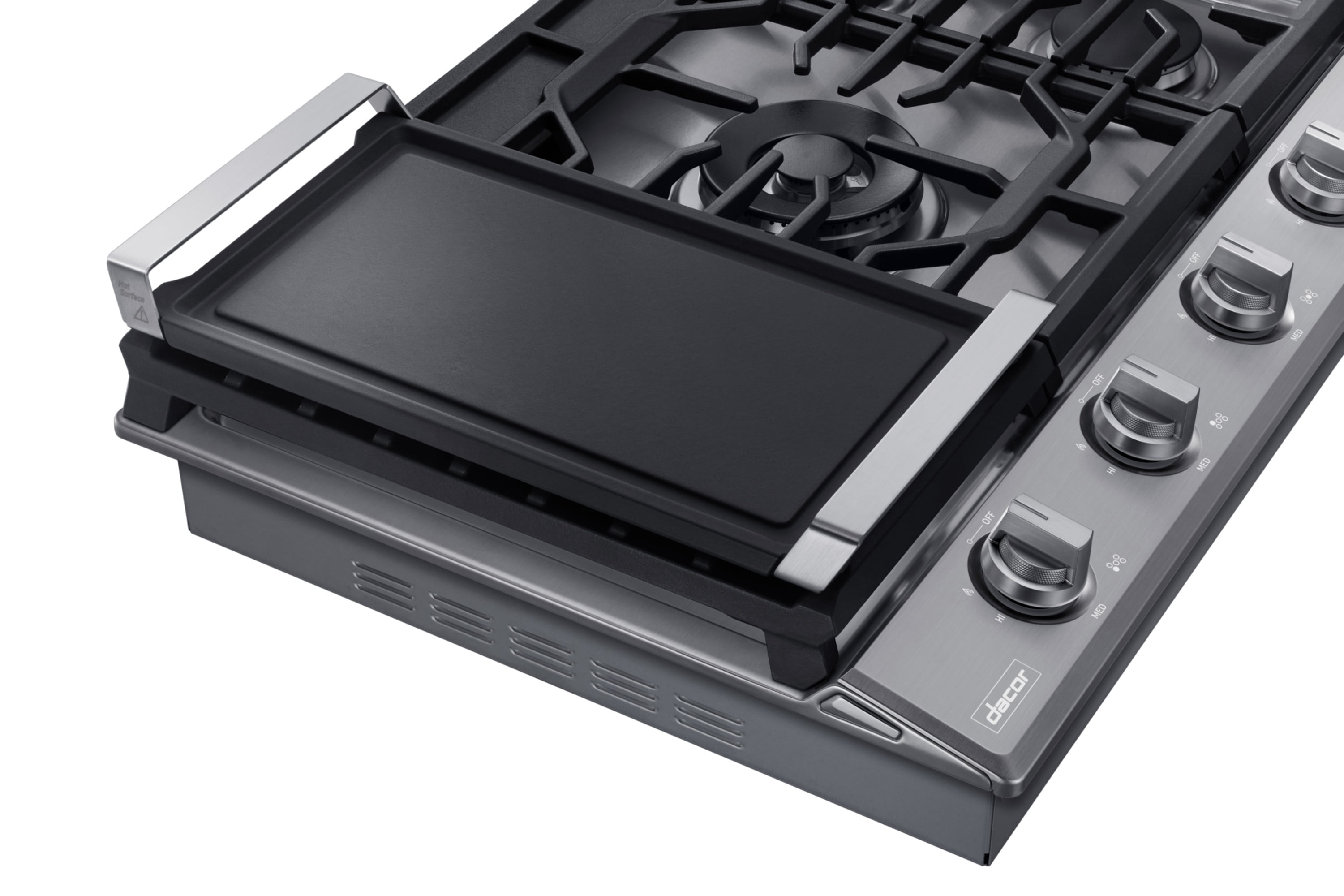 Dacor Dtg30p875n Transitional 30" Wide 5 Burner Gas Cooktop - Stainless Steel