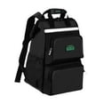 thumbnail image 3 of Mochila para herramientas Bolsa de herramientas Trabajo con cerradura Negro Cremallera de tela Oxford de 16 "de altura para hombres Bolsa organizadora, 3 of 8