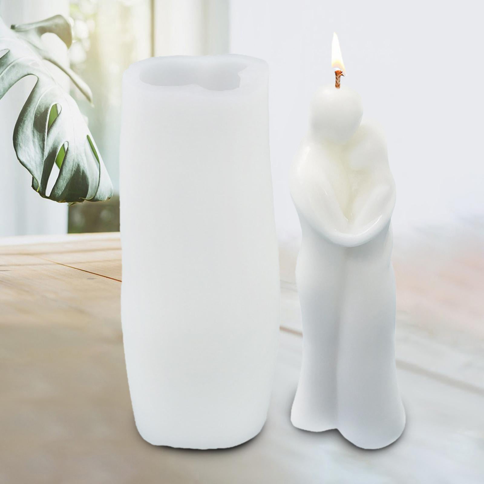 Silicone Candle Valentine Gifts Ornaments crafts Human Figure Candle for Soap Plaster Candle Making Supplies B