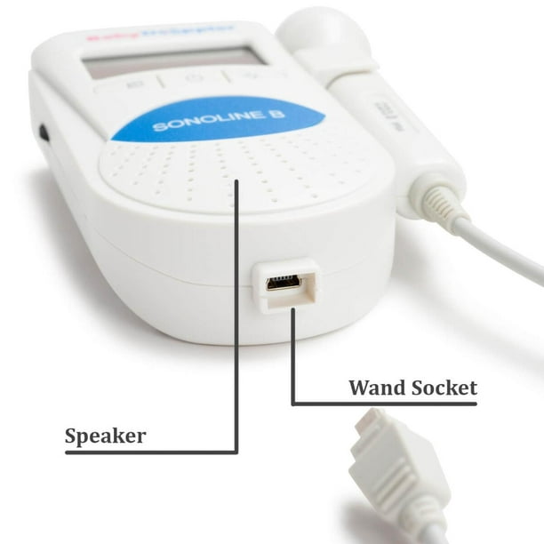 Achetez Prestation Handheld Baby Heartbeat Detecteur 3,0 Mhz Doppler Fœtal Portable  Pour Réduction du Bruit Pour Bébé Monteur Cardiaque Bébé - Bleu de Chine