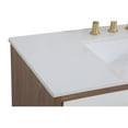 thumbnail image 5 of Elegant Lighting Vf41042 Boise 42" Free Standing Single Basin Vanity Set - White, 5 of 5