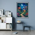 thumbnail image 7 of Diamond Art Kits for Adults - 5d Fairy Tale Mushroom Cottage Night Diamond Painting for Adults, Diamond Art for Adults Beginners, Diamond Painting Kits for Adults for Home Wall Decor, 7 of 7