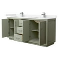thumbnail image 3 of Wyndham Collection WCF111172DGBC2UNSMXX Icon 72" Free Standing Double Basin Vanity Set -, 3 of 7