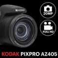 thumbnail image 2 of KODAK PIXPRO AZ405-BK 20MP Digital Camera 40X Optical Zoom 24mm Wide Angle Lens Optical Image Stabilization 1080P Full HD Video 3" LCD Vlogging Camera (Black), 2 of 5