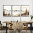 thumbnail image 4 of Mountain Wall Art Decor Set of 3 Sage Green Forest Canvas Wall Art Prints Nature Landscape Wall Decor Watercolor Pine Tree Pictures Abstract Modern Painting for Living Room Bedroom 16x24 Inch d, 4 of 7