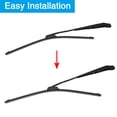 thumbnail image 2 of Unique Bargains Rear Windshield Wiper Blade Arm Set 550mm 22 Inch Fit for Honda Crosstour 2010-2016, 2 of 8