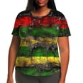 thumbnail image 1 of Eres Más Que una Camisa de Puntuación de Prueba Mujeres de Moda Impresión Casual Manga Corta Suelta Camiseta de Tamaño Más, Blusa de Túnica de Cuello Redondo, 1 of 5