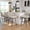 Beige, variant on MEISSALIVVE Set of 4 Rattan Swivel Bar Stools, 30" Counter Height with Woven Rope Back, Cushioned Patio Bar Chairs for Kitchen, Garden, Beige