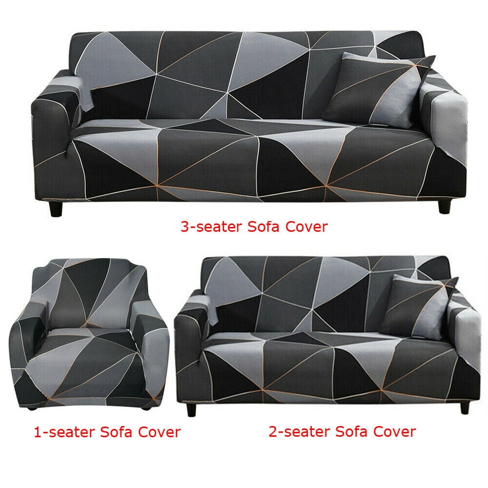 Stretch Couch Cover Sofa Cover Slip Cover Full Protect Thick Soft 1/2/3/4 Seater - Natural Stretch Couch Cover Sofa Cover Slip Cover Full Protect Thick Soft 1/2/3/4 Seater - Natural