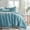 Cameo blue, variant on Sleep Zone Luxury Seersucker Queen Comforter Set 3-Piece, Soft & Lightweight Down Alternative Comforter Set with Pillow Sham Cooling for Summer, Cameo Blue