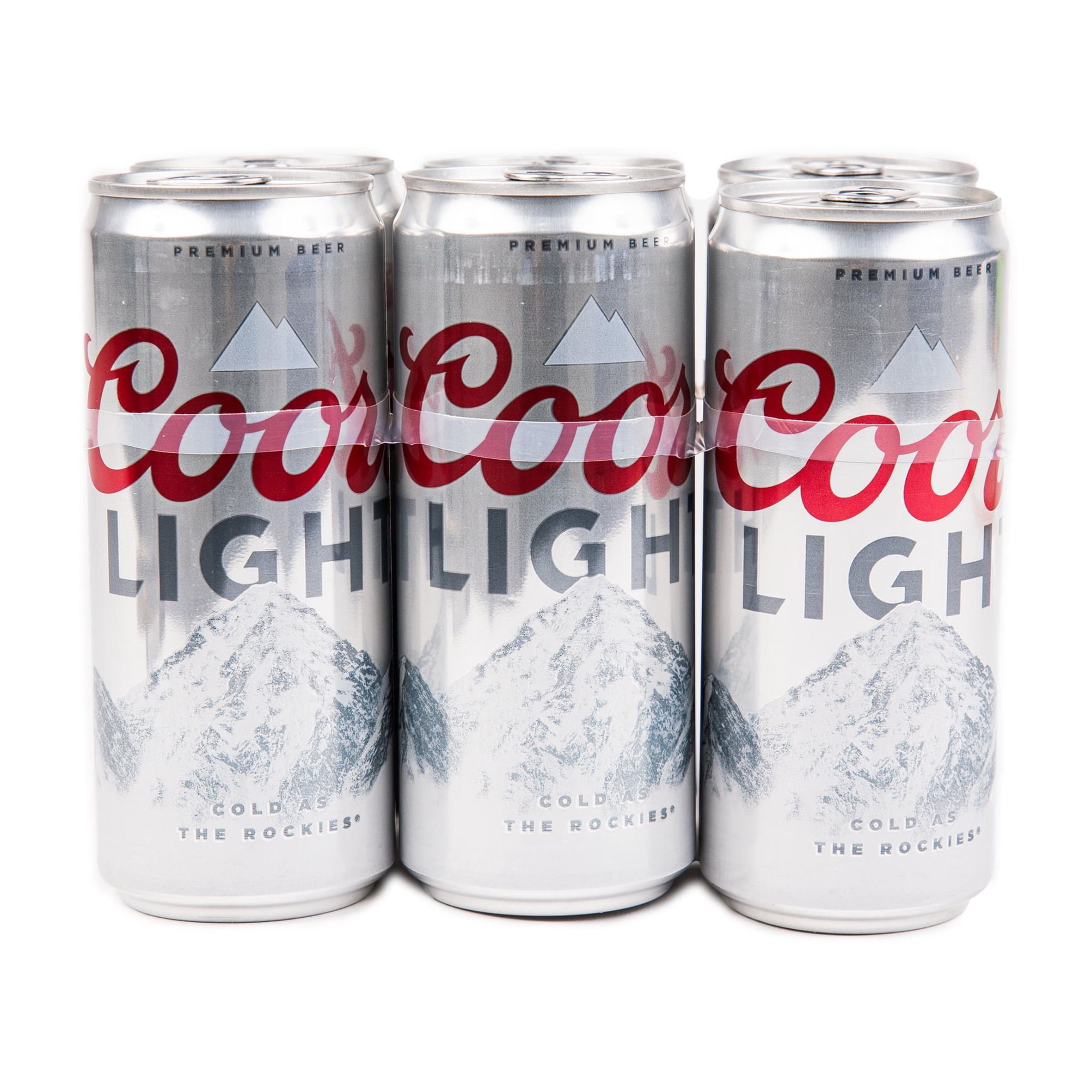 Coors Light Lager Beer, 6 Pack, 10 fl oz Aluminum Cans, 4.2% ABV