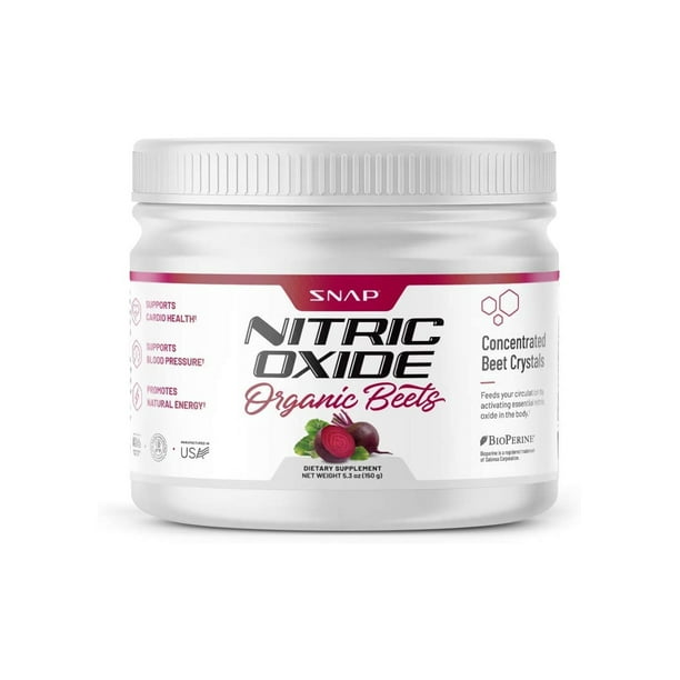 Snap Supplements Organic Nitric Oxide Beets Root Powder Supports