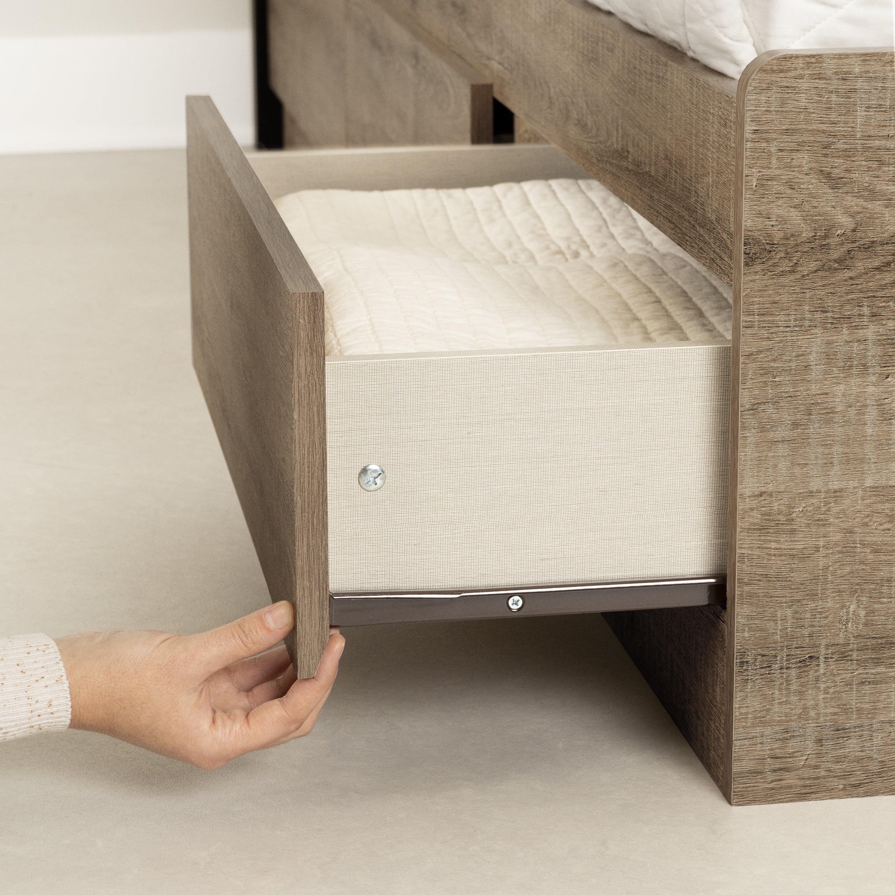 South Shore Londen, Farmhouse Bed, Twin Brown