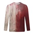 thumbnail image 5 of Blusas y camisas de manga larga con cuello redondo para hombre, moda informal, estampado, deportivas, de manga larga, cuello redondo, blusas, camisas para hombre, blusa de poliéster, 5 of 5